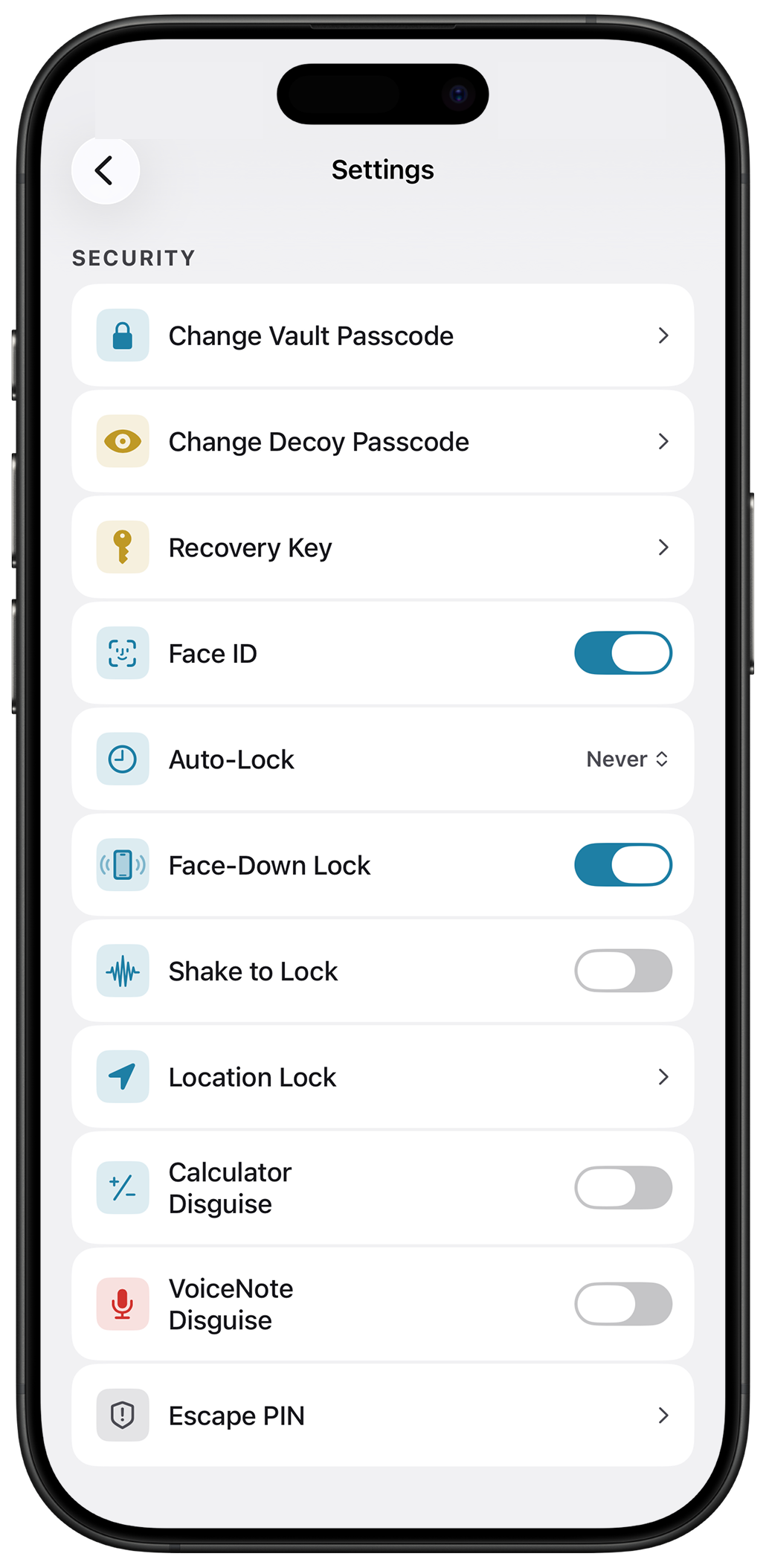 App screenshot